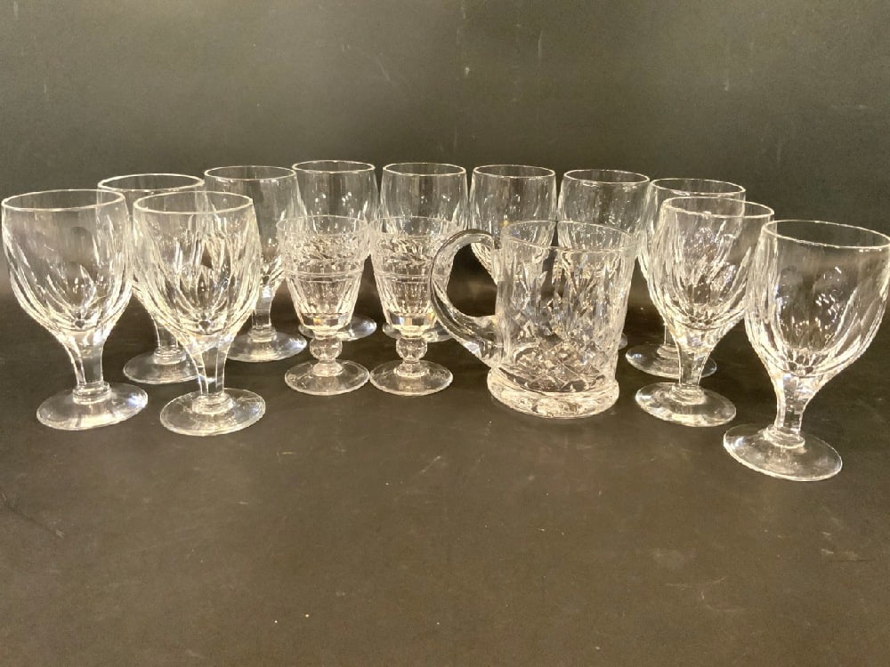 (14) Thomas Webb Crystal Goblets (1 of 5)