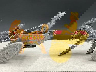 Louis Marx Bulky Mule Wind up Tin Toy