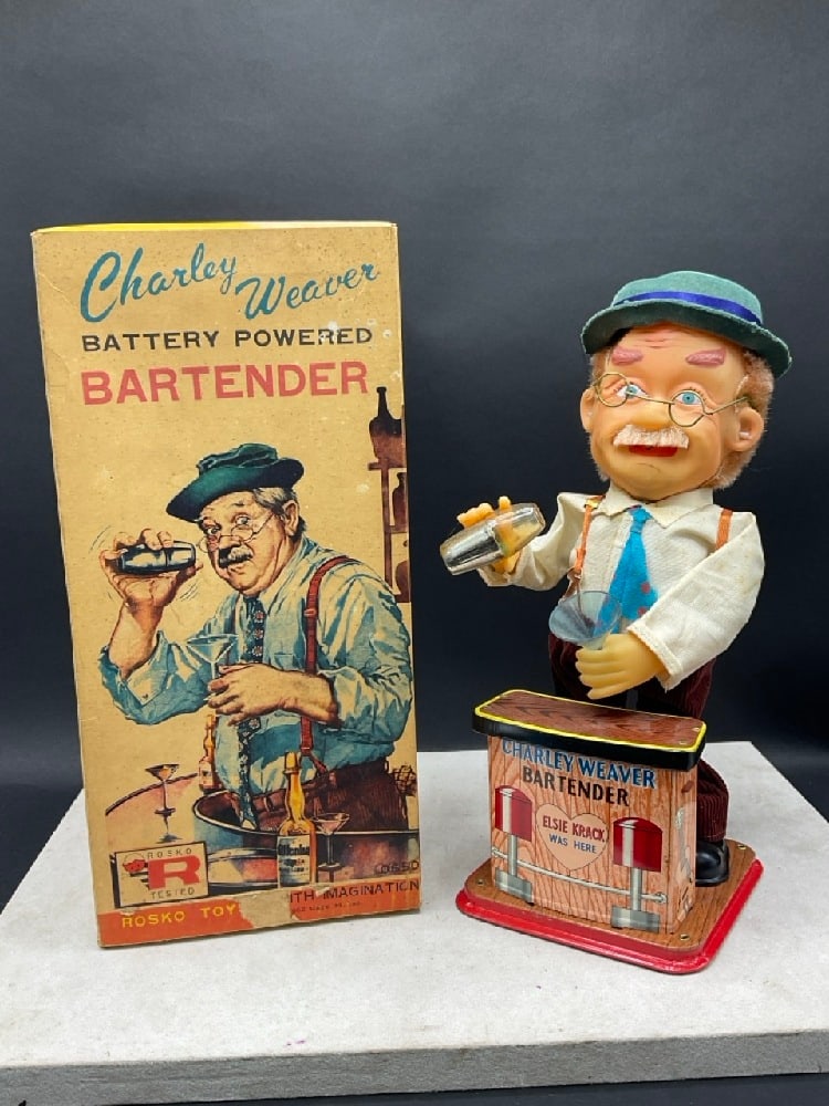 Charlie Weaver Bartender with Box Rosko Toy Co. (1 of 6)