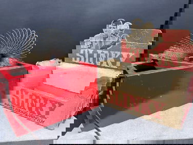 Rare Slinky Store Display and Box