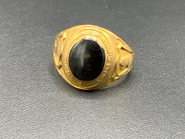 10K Yellow Gold Jostens Cornwall on Hudson High School Class Ring