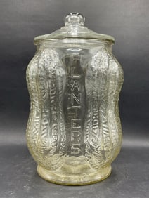 Vintage Planters Peanut Glass Jar