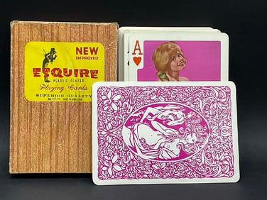 Vintage Esquire Deck of Risque Nude Playing Cards