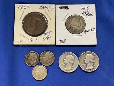 Mixed U.S. Silver Coins W/ Silver