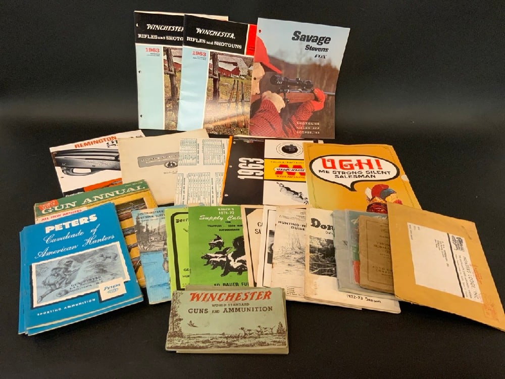 Collection of Vintage Gun & Ammo Catalogs: Collection of Vintage Gun & Ammo Catalogs.Late 50s - Late 70s