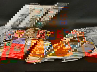 Collection of Vintage State Road Maps