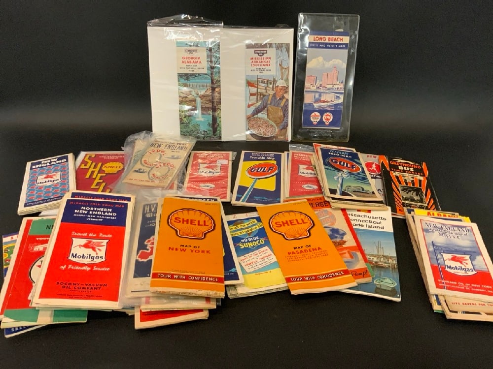 Collection of Vintage State Road Maps (1 of 4)