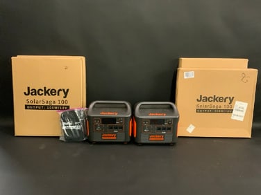 Two (2) Brand New Jackery Explorer 1500 Solar Generators with Solar Panels