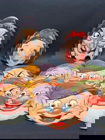 Par-T-Masks 1937 Walt Disney Enterprise Snow White and Seven Dwarfs