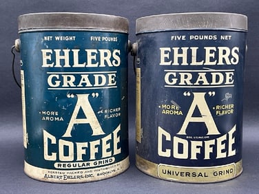Ehler’s “A?? Five Pounds Coffee Containers
