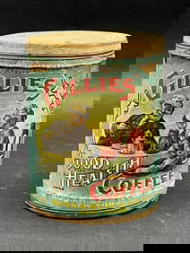 Gillies Good Health Coffee Advertising Container