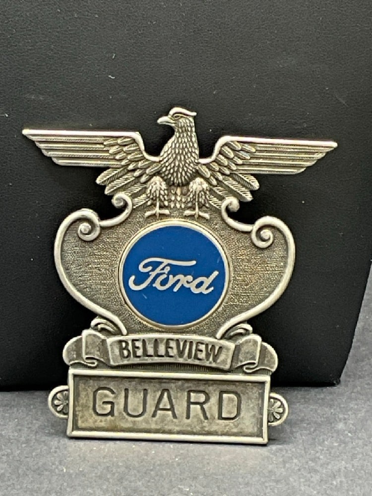 Vintage Ford Belleview Guard Security Badge (1 of 5)