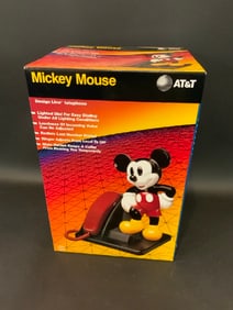 Vintage AT&T Disney Mickey Mouse Telephone New in Box