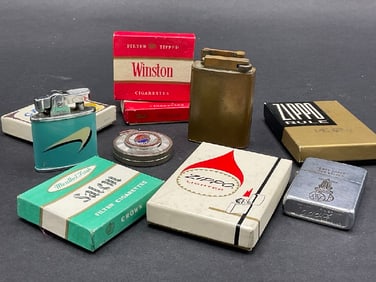Vintage Zippo and Advertising Lighters Lot