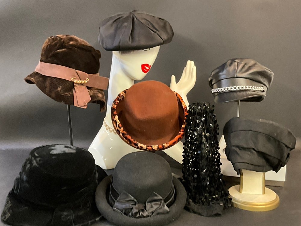 (8) Vintage Fashion Hats/Caps (1 of 5)