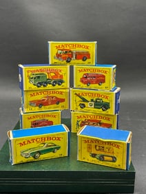 Nine (9) Vintage Matchbox Cars 1960’s