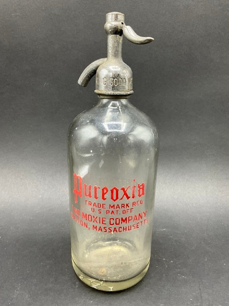 Pureoxia Bottle w/ Viking Soda Works: Pureoxia Bottle w/ Viking Soda Works. Dimensions: 11”