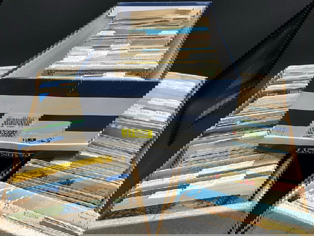 (3) Boxes of Mixed U.S & International Vintage Postcards (1 of 11)