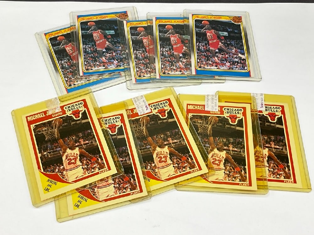 Ten (10) Michael Jordan Basketball Cards (1 of 5)