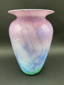Michael Nourot Art Glass Vase