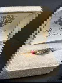 14K Yellow Gold Maui Divers Coral Ring