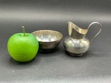 Gorham Sterling Silver Sugar and Creamer