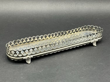 Gorham Sterling Silver Footed Rectangular Serving Tray