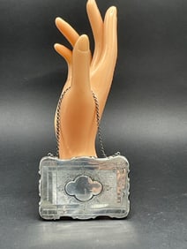 American Victorian Sterling Silver Calling Card Purse