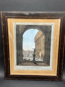 The Loggia dei Lanzi in Florence  Friedrich Moritz