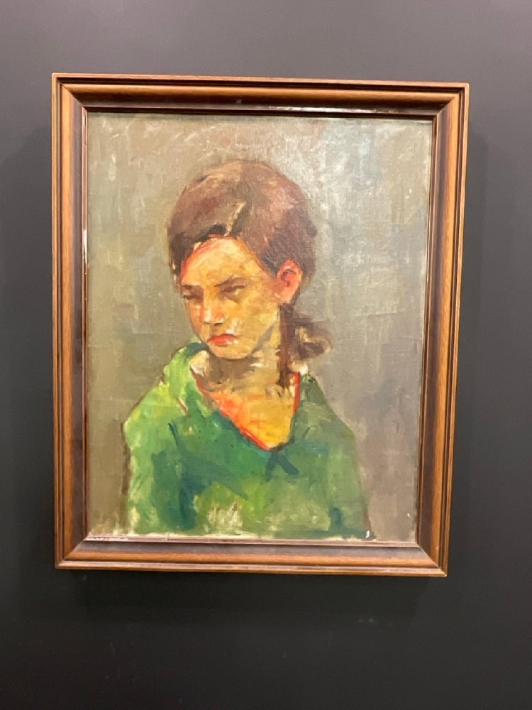 c. 1967 Art Student's League Female Portrait-Brackman (1 of 4)