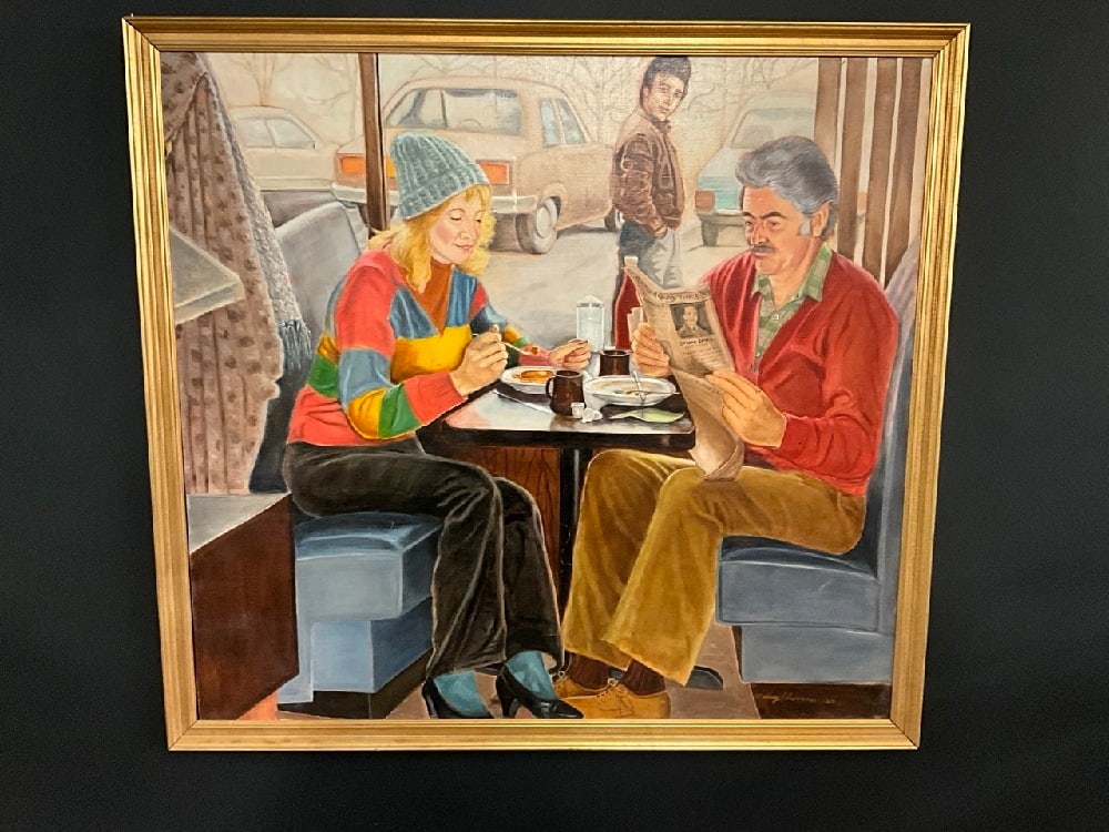 Murray "Schwimmer" Papell (American, 1926-201)1 Diner Scene (1 of 6)