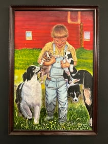 Murray "Schwimmer" Papell (American, 1924-2017) Farm Boy