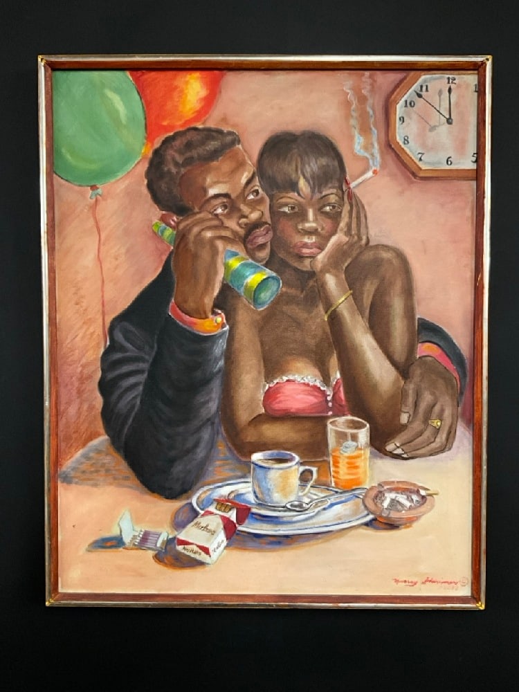 Murray "Schwimmer" Papell (American, 1926-2011)  New Years Eve 1983 (1 of 5)