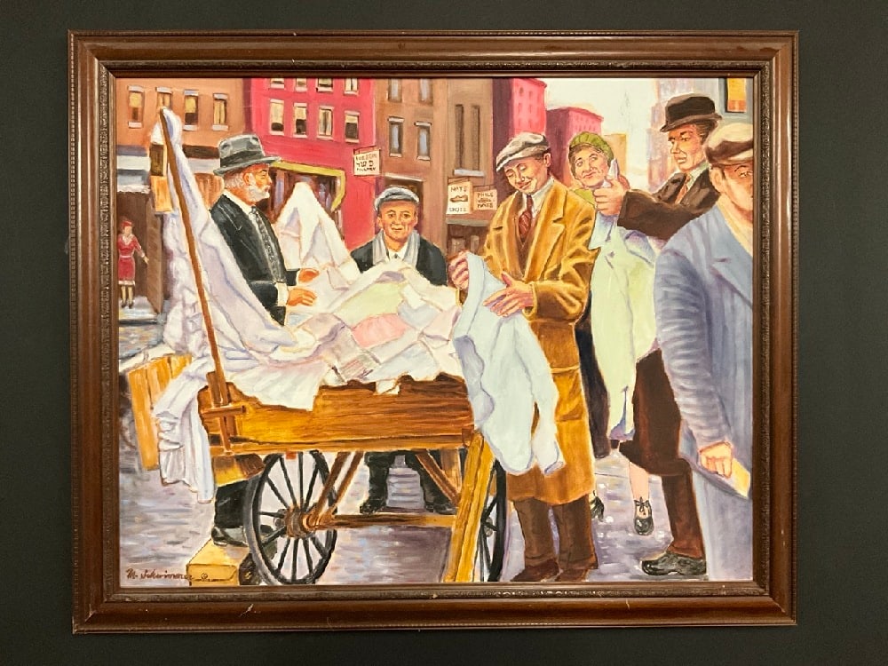 Murray "Schwimmer" Papell (American, 1926-2011)  Street Market (1 of 5)