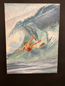 Murray "Schwimmer" Papell (American, 1926-2011)  Surfs Up