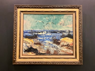 Morris Katz (Polish/ American, 1932-2010) Ocean Scene 1976