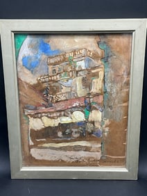 Hari (Harry) Matthew Kidd (American, 1899-1964) On the Ponte, Vecchio Florence