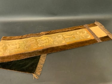 Antique Needlepoint Runner