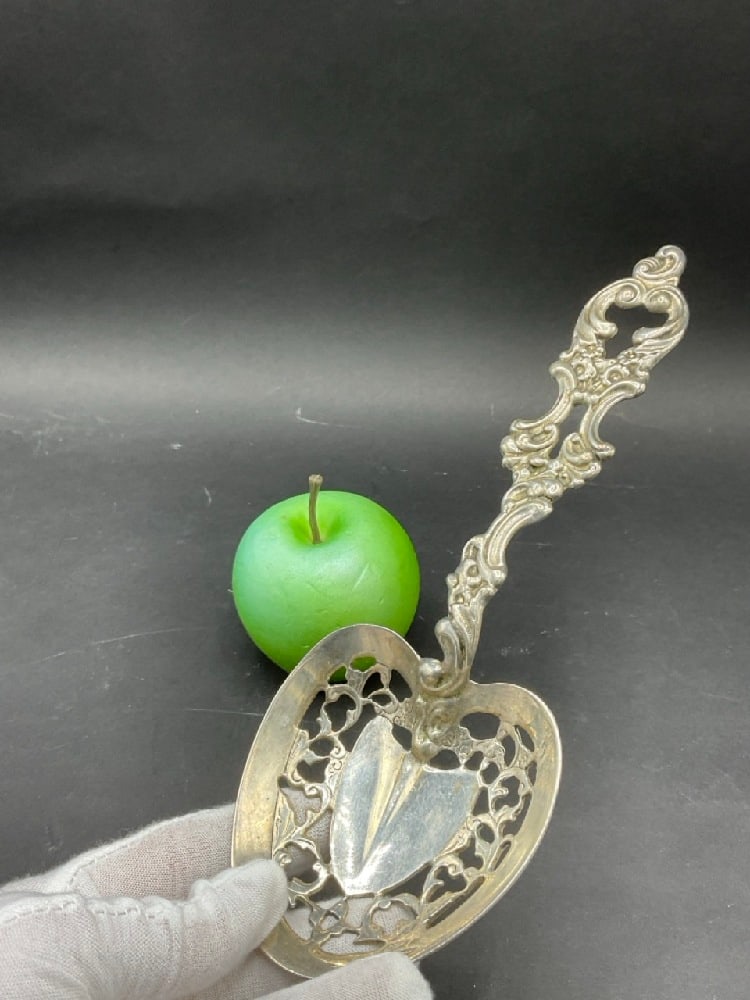 Sterling Silver Slotted Serving Spoon (1 of 5)