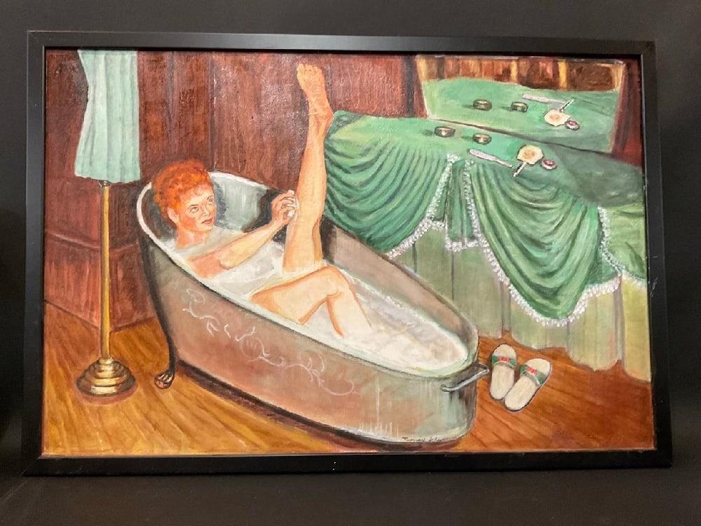 Murray "Schwimmer" Papell (American, b. 1926-2011) Bath Time (1 of 6)