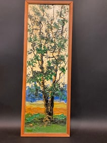 Morris Katz (Polish/ American, 1932-2010) Spring Woods Scene 1966