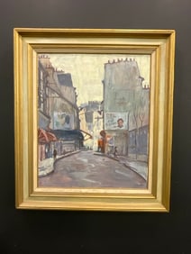 HAROLD WOLPOFF (MA, 1924-2013)  Rue Descartes , Paris