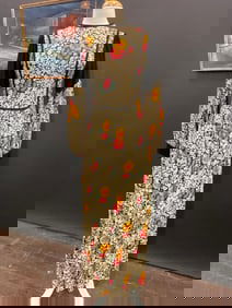 Raymond "Ossie" Clark (1942-1996) 1960's Floral Print Dress