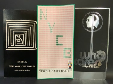 Vintage New York City Ballet Broadside Posters