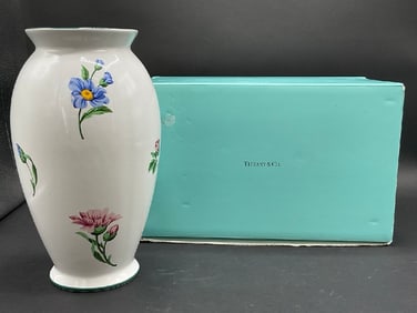 Tiffany & Co Sinatra Flowers Porcelain Vase