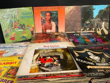 61 Pc. Estate Collection of Vinyl Records 60's-80's Era