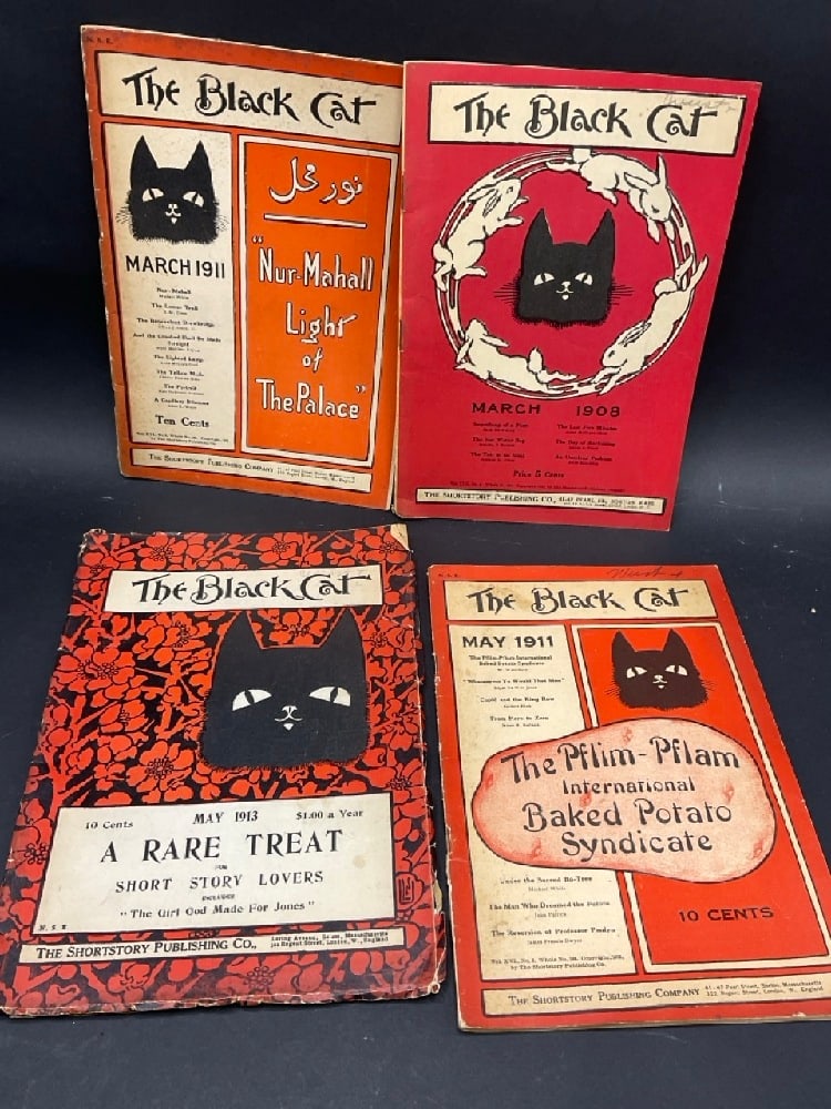 Four (4) The Black Cat Short Stories 1908,1911 and 1913: Four (4) The Black Cat Short Stories 1908,1911 and 1913.