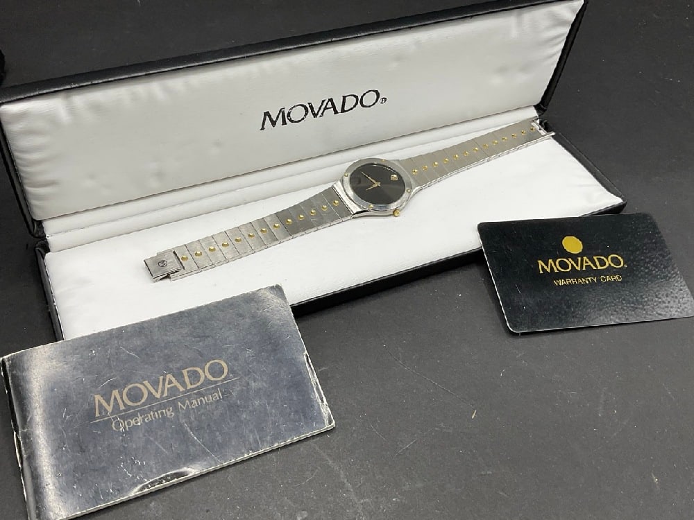 Movado Museum Watch Model #86-AZ876K: Movado Museum Watch Model #86-AZ876K.Includes original box and booklet