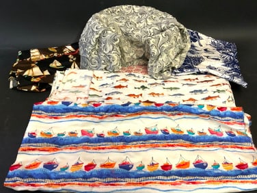 Vintage Maritime Textile Fabrics, Leonard Paris, Kaufman and Hamil