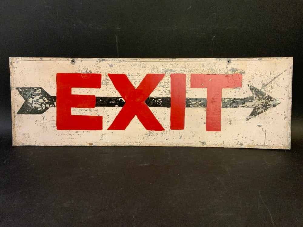 Vintage Double Sided Exit Sign (1 of 3)